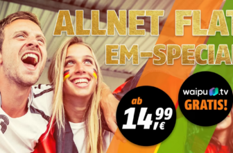 30GB LTE Allnet Flatrate mit 24 Monaten waipu.tv gratis für nur 14,99 Euro monatlich - kein Anschlusspreis