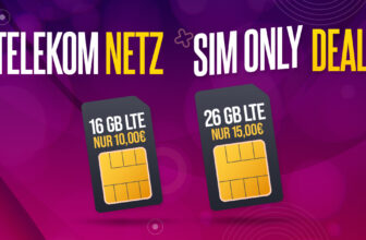 Highlight im Telekom Netz – ohne Laufzeit – 16GB LTE/5G nur 10 Euro monatlich und 26 GB LTE/5G nur 15 Euro monatlich