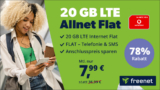 20GB LTE Vodafone Allnet Flat für nur 7,99 Euro monatlich – Anschlusspreis sparen