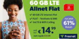 60GB LTE Allnet Flat Vodafone nur 14,99 Euro monatlich