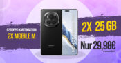 Honor Magic 6 Pro 5G -512GB- für einmalig 111 Euro mit 2x 25GB 5G/LTE nur 29,98 Euro monatlich
