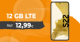 Samsung Galaxy S22 für einmalig 49 Euro mit 12GB LTE nur 12,99 Euro monatlich