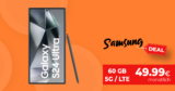 Samsung Galaxy S24 Ultra für einmalig 49 Euro mit 60GB LTE/5G und 50€ Wechselbonus bei Rufnummermitnahme nur 49,99 Euro monatlich
