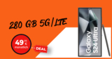 Samsung Galaxy S24 Ultra für einmalig 169 Euro mit 280 GB 5G/LTE nur 49,99 Euro monatlich