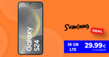 Samsung Galaxy S24 für einmalig 49 Euro mit 35GB LTE und 50 Euro Wechselbonus nur 29,99 Euro monatlich