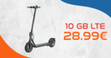 Xiaomi Electric Scooter 4 mit Handyvertrag. 10GB LTE/5G für 28,99 Euro monatlich – nur 25 Euro Zuzahlung und kein Anschlusspreis.
