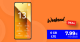 Xiaomi Redmi Note 13 -256GB- mit 6GB LTE nur 7,99 Euro monatlich
